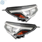 Set of 2 LED Headlights for Subaru Forester (2019-2020) Chrome