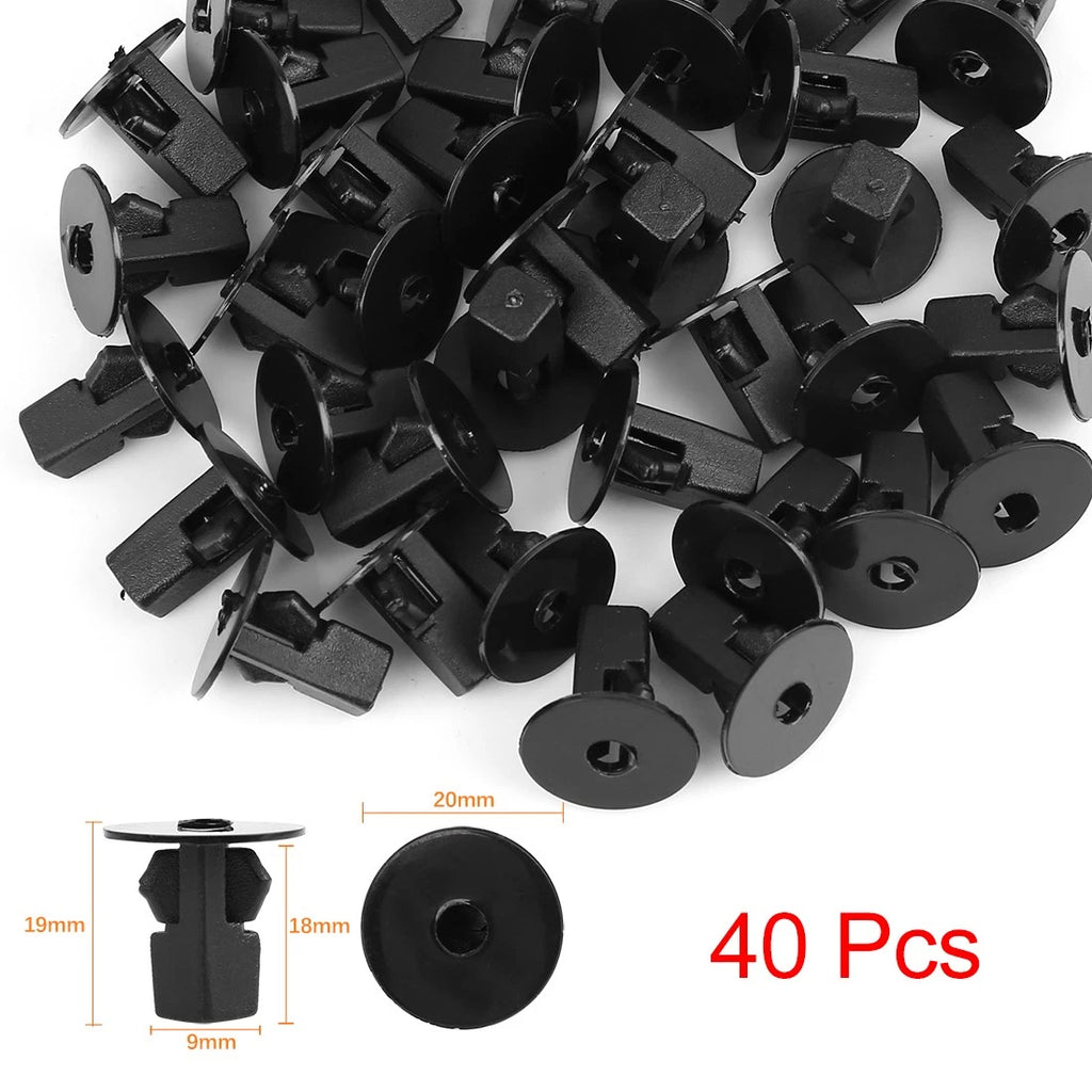 40x Plastic Rivet Fastener Clip for Toyota Lexus (90189-06013)