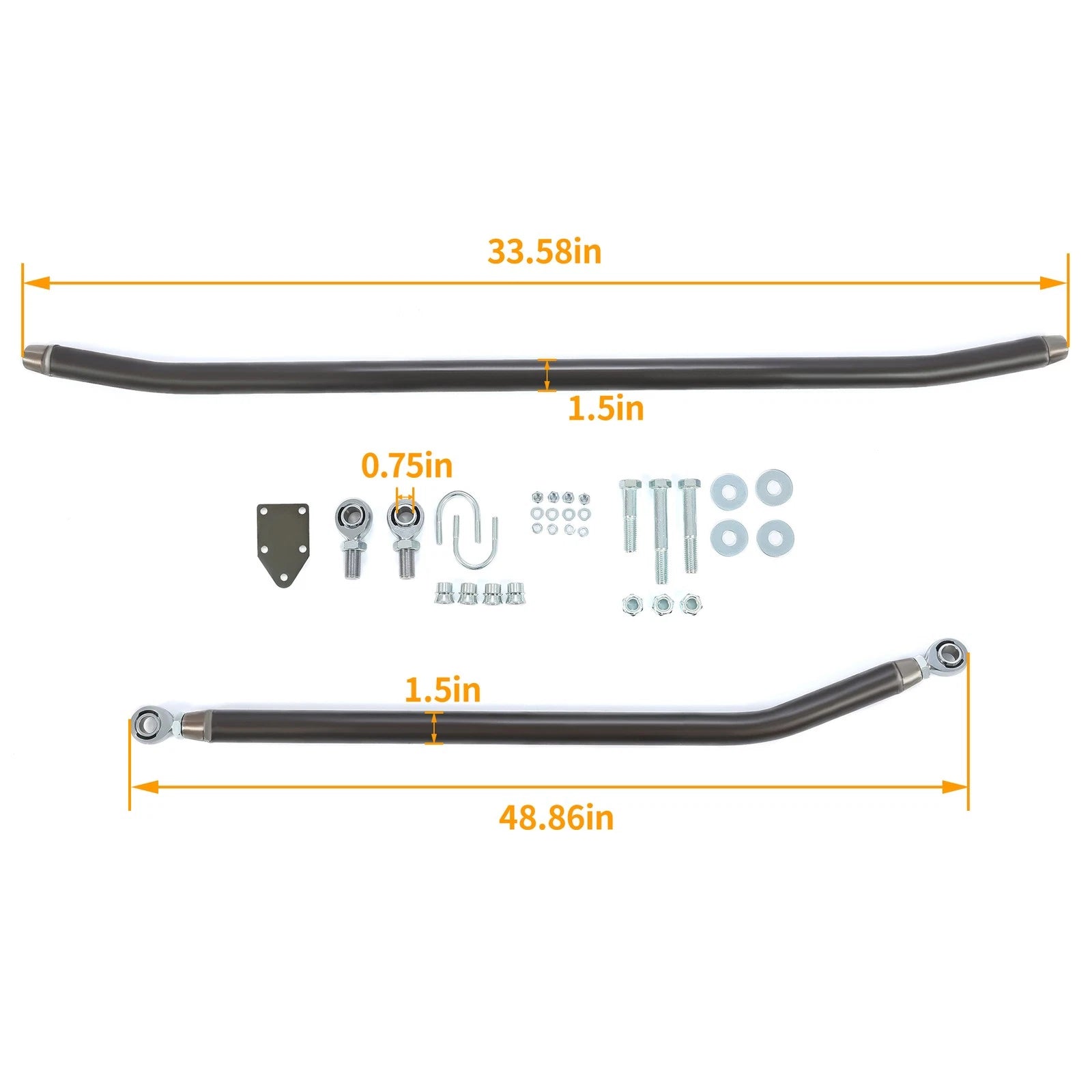 Heavy Duty Crossover Steering Kit for Cherokee XJ (1984–2001), Wrangler TJ/LJ (1997–2006)