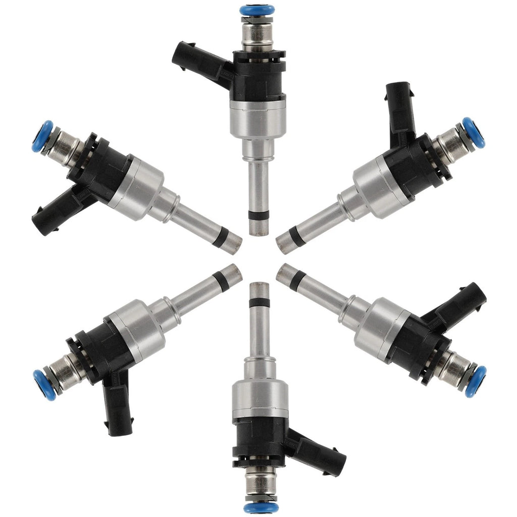 Set of 6 Fuel Injectors for Hyundai Palisade, Kia Telluride, Sedona, Sorento