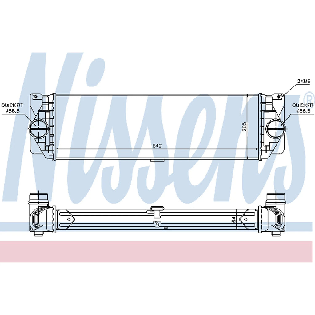 Replacement Turbocharger Intercooler/Charge Air Cooler (See compatibility Chart)