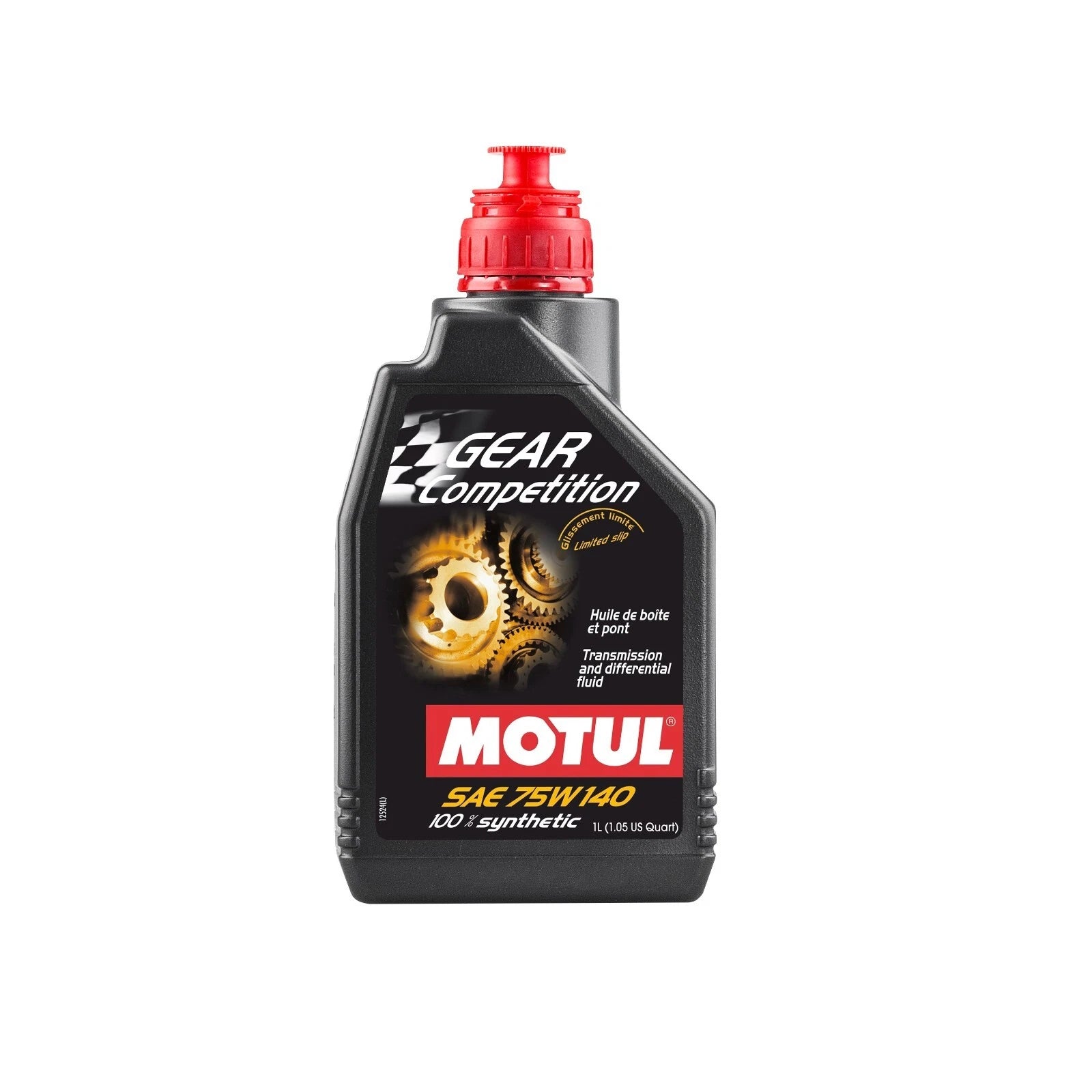 Motul Gear Competition SAE 75W140 Synthetic Fluid for Trans & Differential (1L)