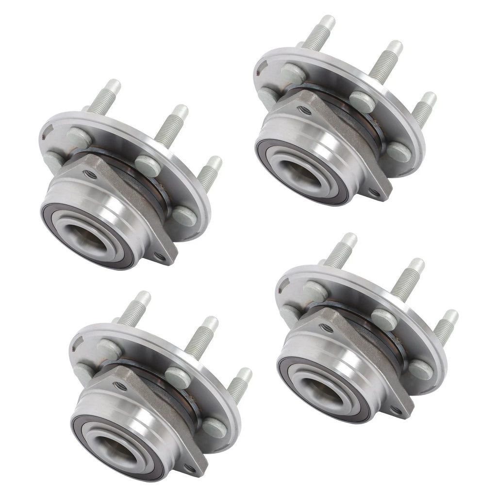 Set of 4 Wheel Bearing Hub Kit for Cadillac SRX (2010–2016)