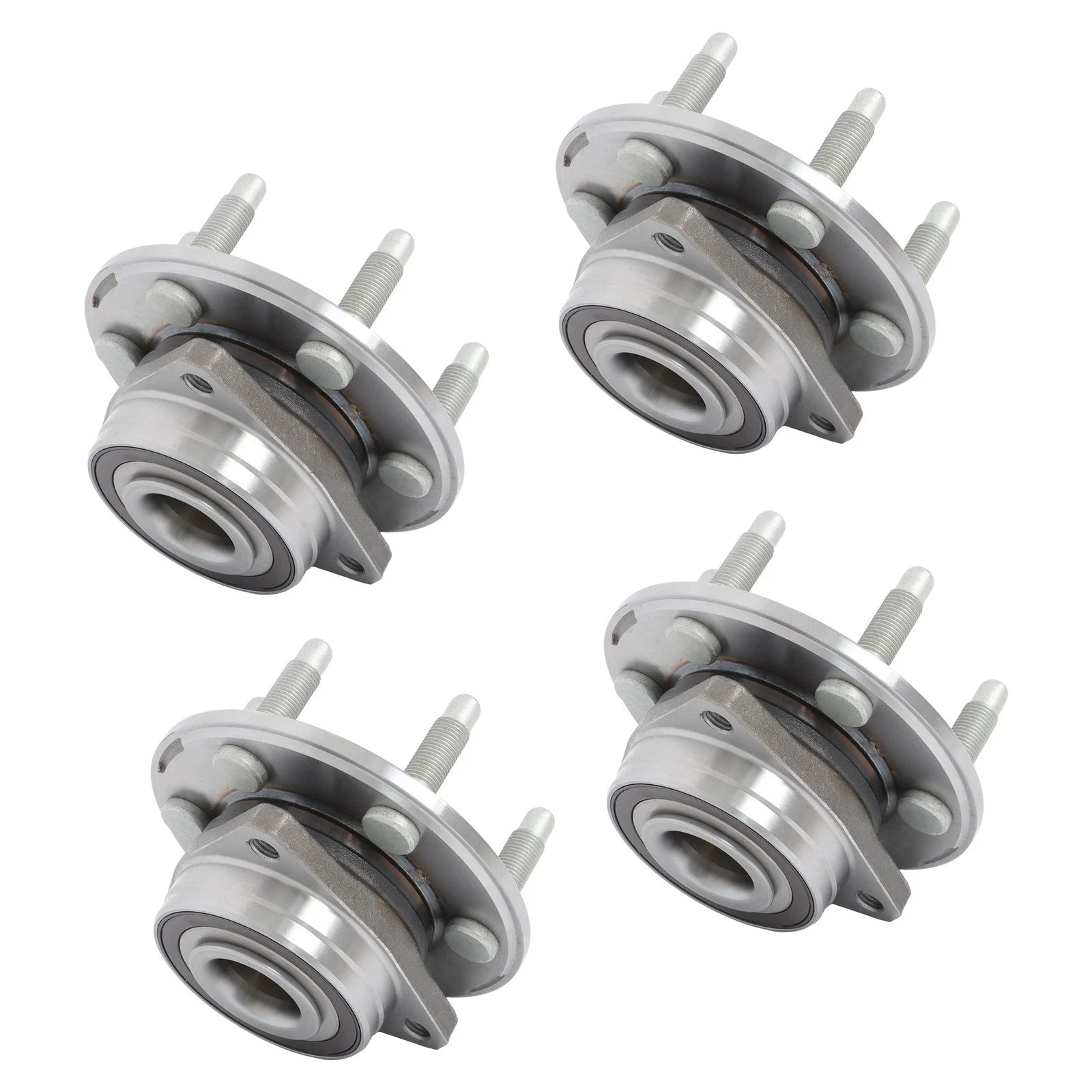 Set of 4 Wheel Bearing Hub Kit for Cadillac SRX (2010–2016)