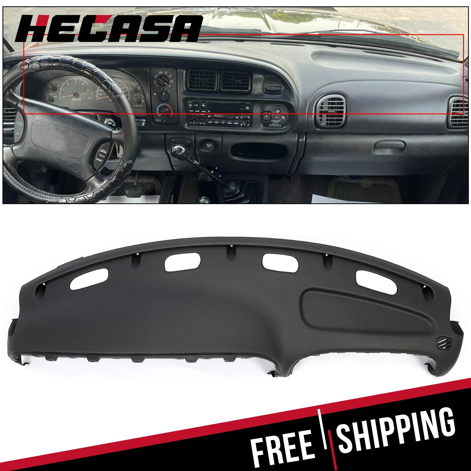 Dash Cover for Dodge Ram (1998–2002)