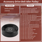 Accessory Drive Belt Idler Pulley for Chevrolet Silverado, GMC Yukon (No. 36299)
