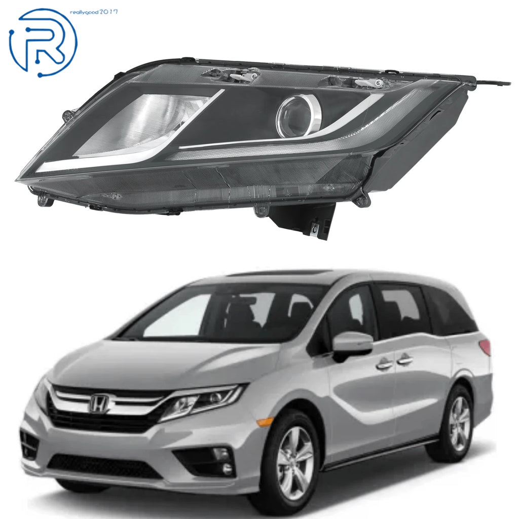 Left Driver Side Headlight Assembly with LED DRL for Honda Odyssey (2018–2020)
