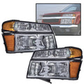 Headlight Assembly and Bumper Lights for GMC Canyon, Chevy Colorado (2004–2012)