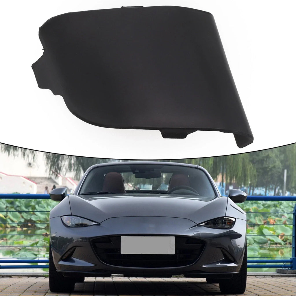 Hook Eye Cover Unpainted/Black Front Bumper for Miata (2016–2021)