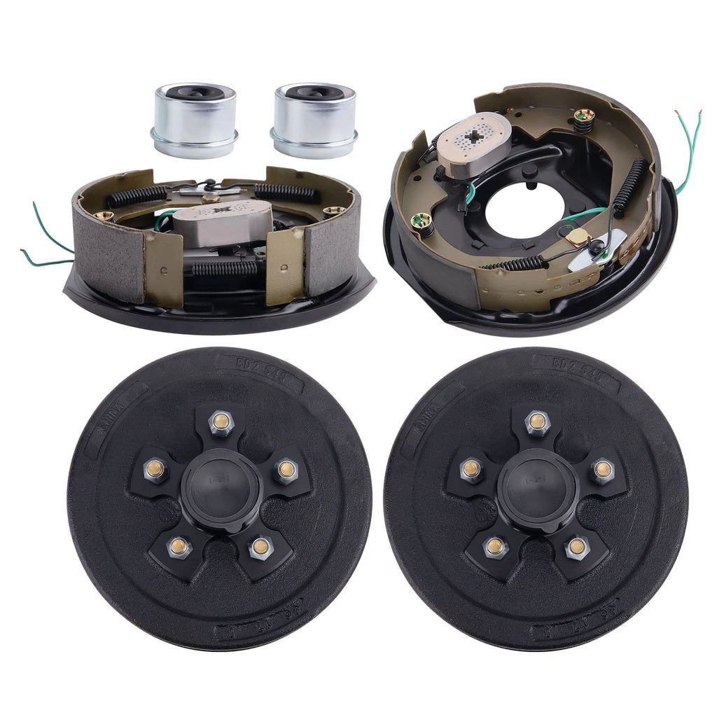 Electric Brake Assembly & Hub Drum Kit for 3500 lb Idler Axle