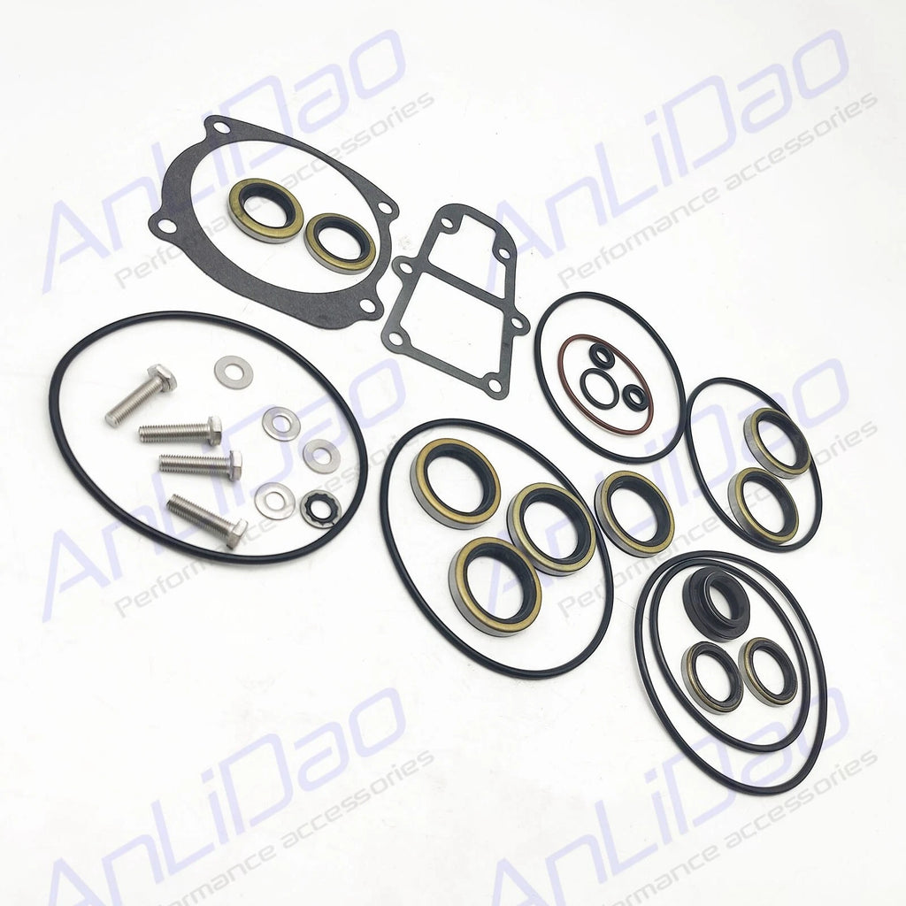Gearcase Lower Unit Seal Kit for Johnson Evinrude (5006373, 5000411, 87600, 9-74106)