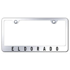 Stainless Steel License Plate Frame - Officially Licensed for Cadillac Eldorado
