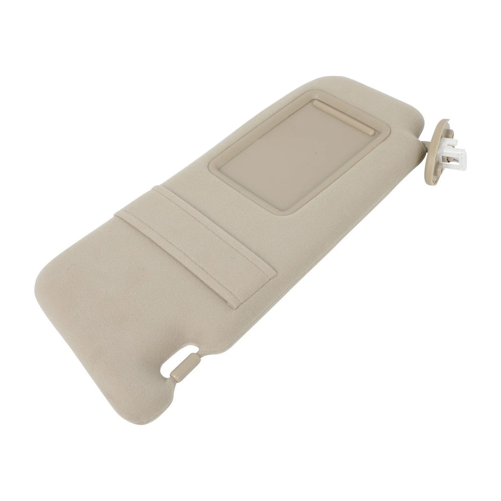 2X Beige Sun Visor Pair with Cover Trims for Toyota Venza (2009–2016)