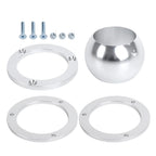 Billet Aluminum Swivel Floor Mount Steering Column for BBC SBC 350 (2")