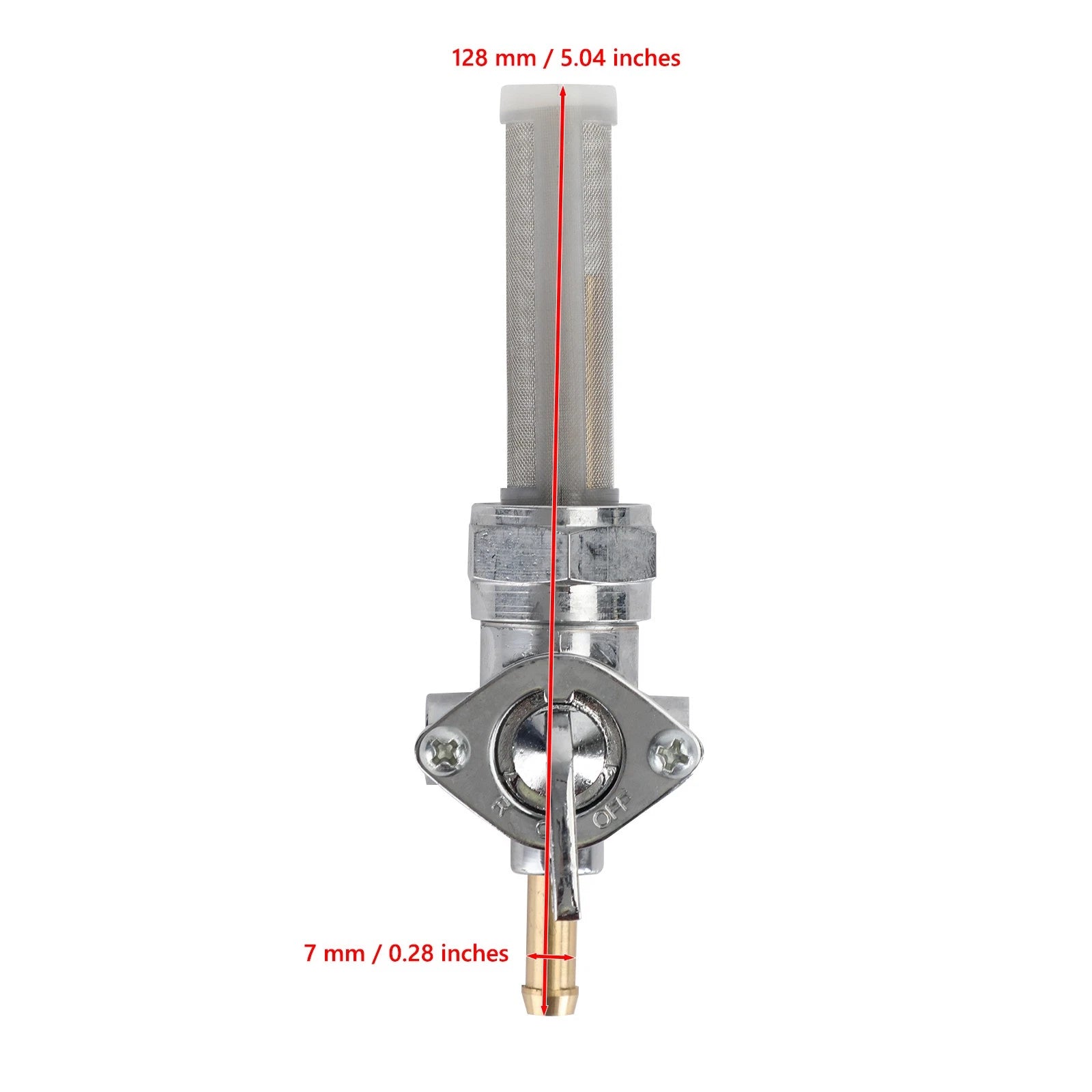 Petcock Fuel Valve 22mm for Harley Dyna Super Glide, Electra Glide