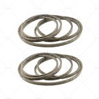 2X Deck Belt for Rover MTD Cub Cadet 42" Cut Mower (954-04060, 754-04060)