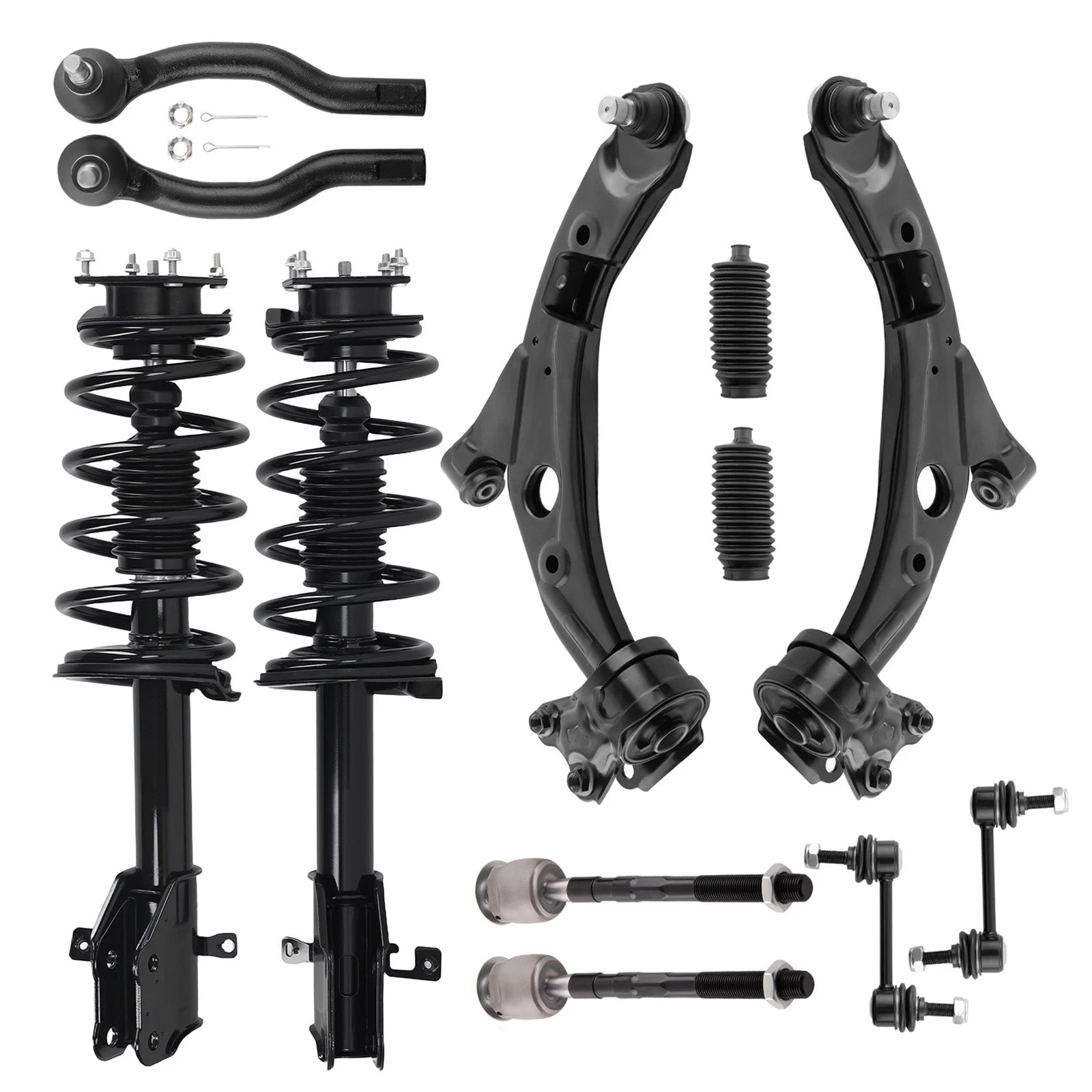 Front Complete Struts & Lower Control Arms for Ford Edge, Lincoln MKX (2011–2014)
