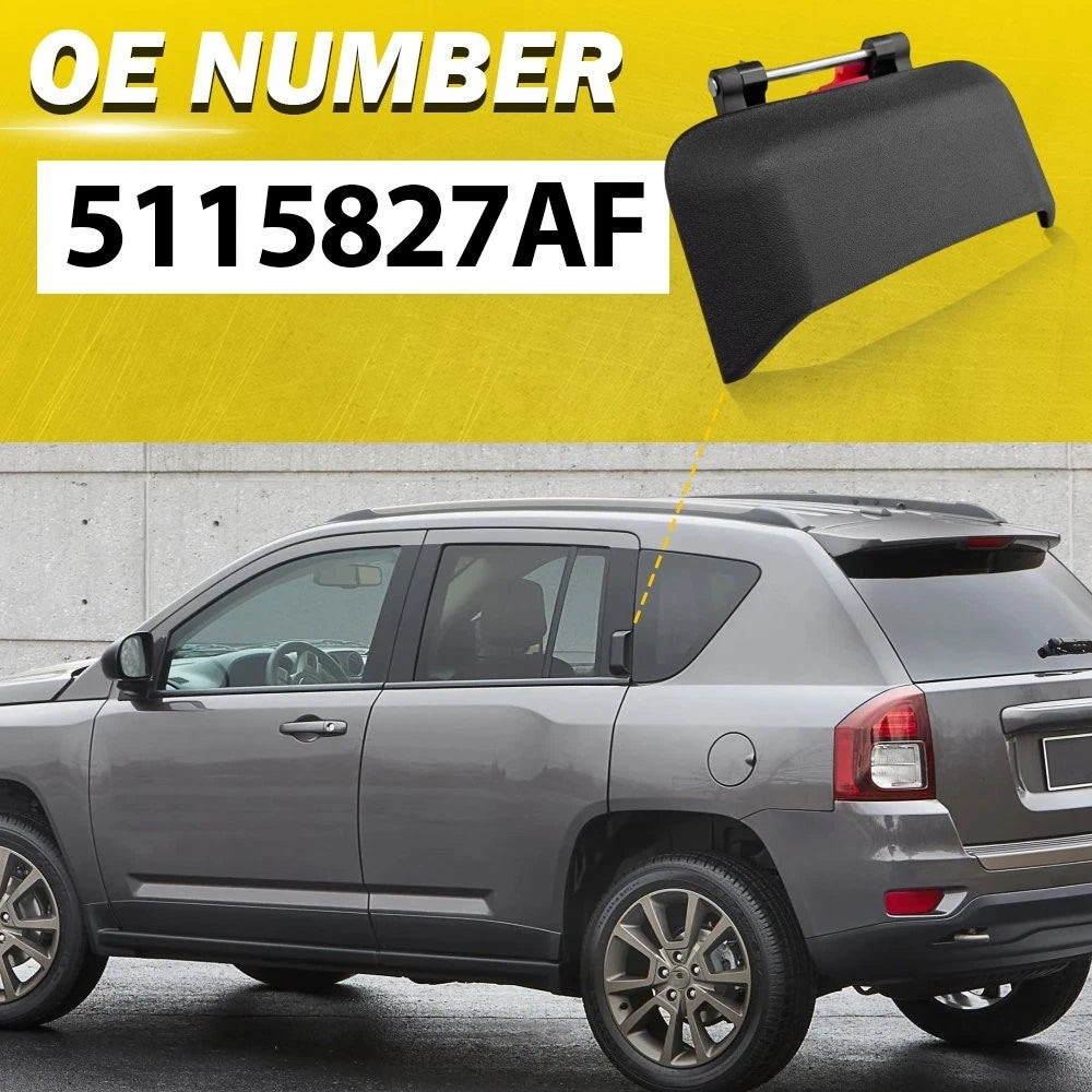 Left Driver Side Rear Outer Handle for Jeep Compass (2006–2017) Black
