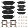 Set of 4 Ceramic Brake Pads for Nissan LEAF (2014–2017) P-1650 P-905 D1650