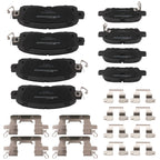 Set of 4 Ceramic Brake Pads for Nissan LEAF (2014–2017) P-1650 P-905 D1650