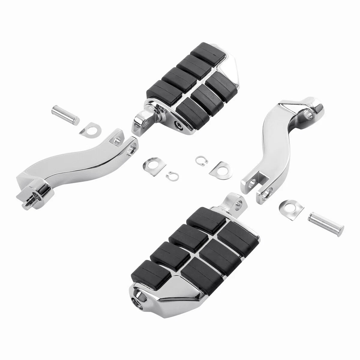 Chrome Lion Paw Footpeg Mount Bracket for Harley Davidson Touring (1993–2024)