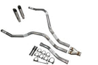 Dual Exhaust Y Pipe for Nissan Titan (2004–2006) 2.5 Inch Slash Tip