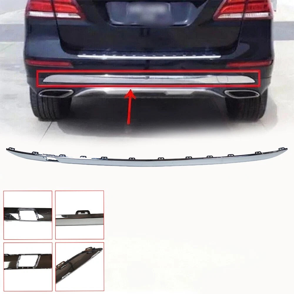 Replacement Rear Bumper Cover Upper Molding for Mercedes GLE350 (2016–2018)