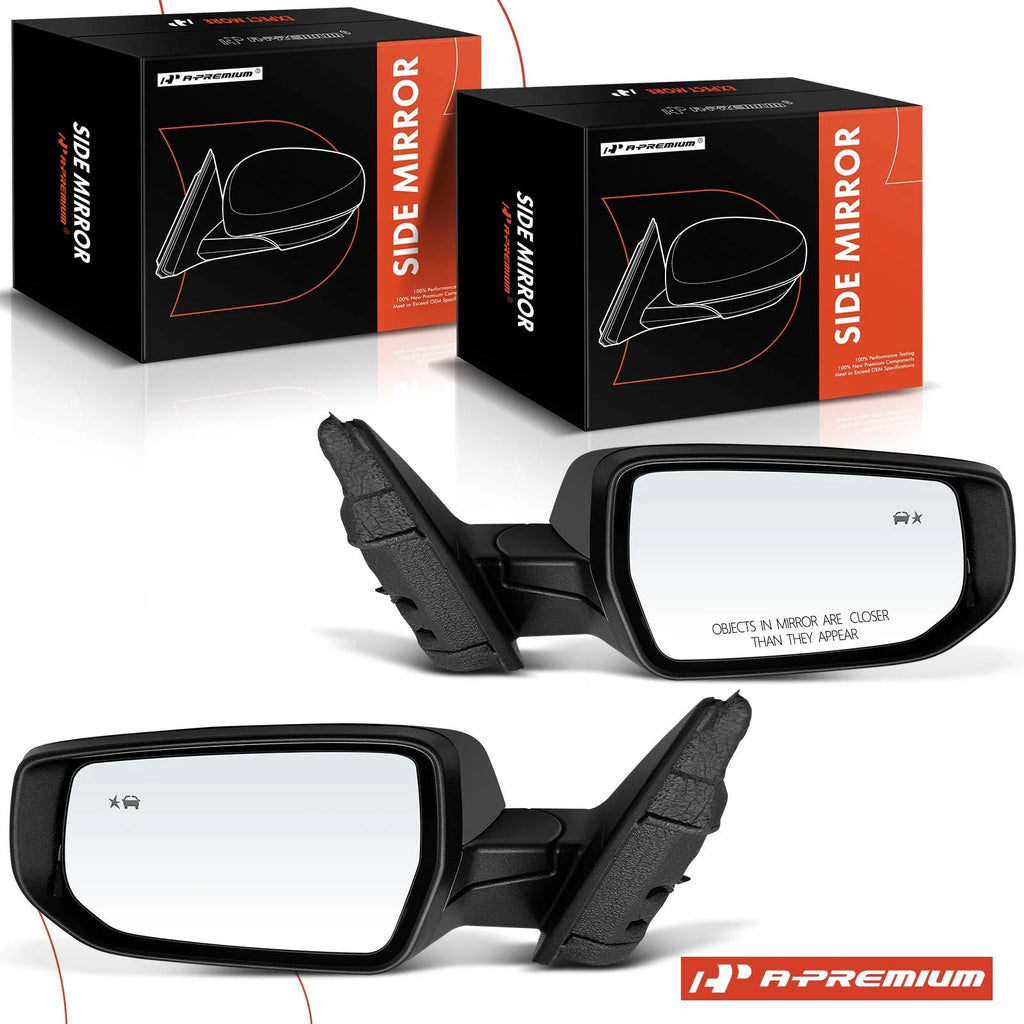 Power Mirror Pair Manual Fold Blind Spot for Chevy Malibu (2016–2022)
