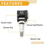 Tire Pressure Sensor for BMW 530e (2018–2021) TPMS 36106872774 433MHz