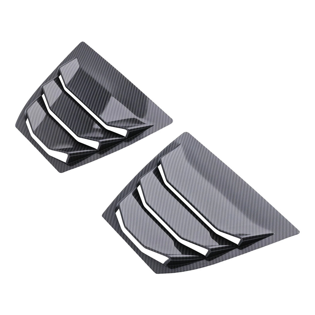 Carbon Fiber Look Side Window Louvers for Mazda 3 Axela (2014-2018)