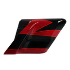 Stretched Side Cover for Harley Street Glide (2014–2023) Starfire Black/Atomic Red