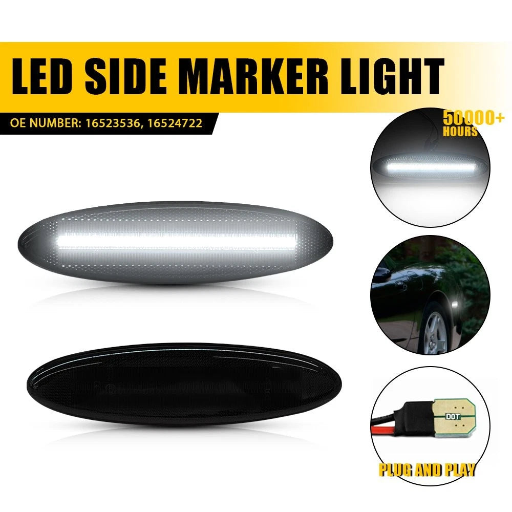 Smoked LED Side Marker Light for Chevrolet Corvette C5 (1997–2004) EXV