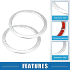 Set of 4 AC Air Vent Outlet Cover Ring Trim for Toyota Tundra (2014–2021)