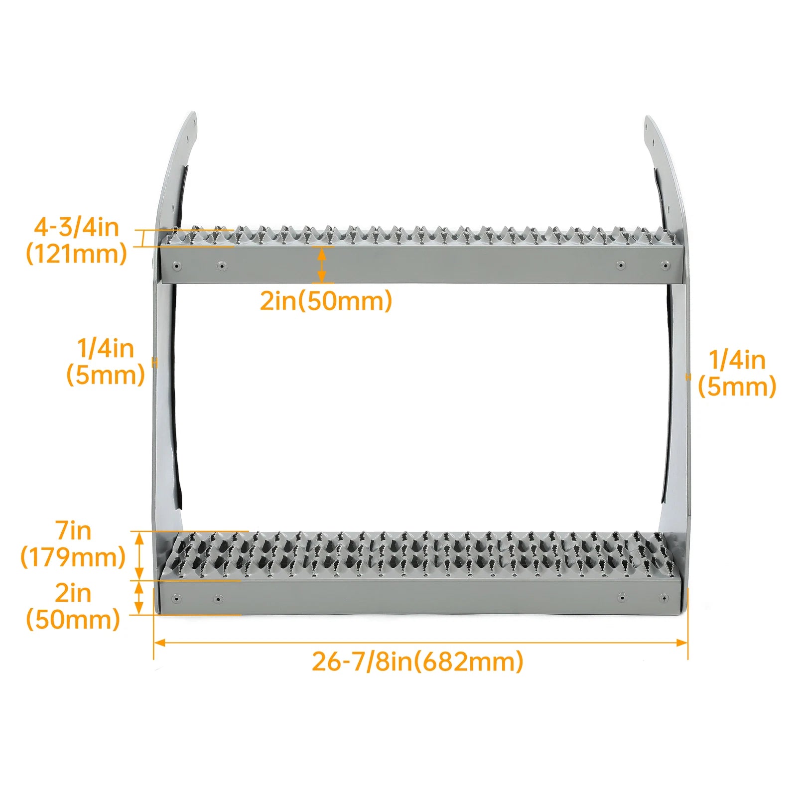 Fuel Tank Step Support Bracket Kit for Peterbilt 379 (Heavy Duty)