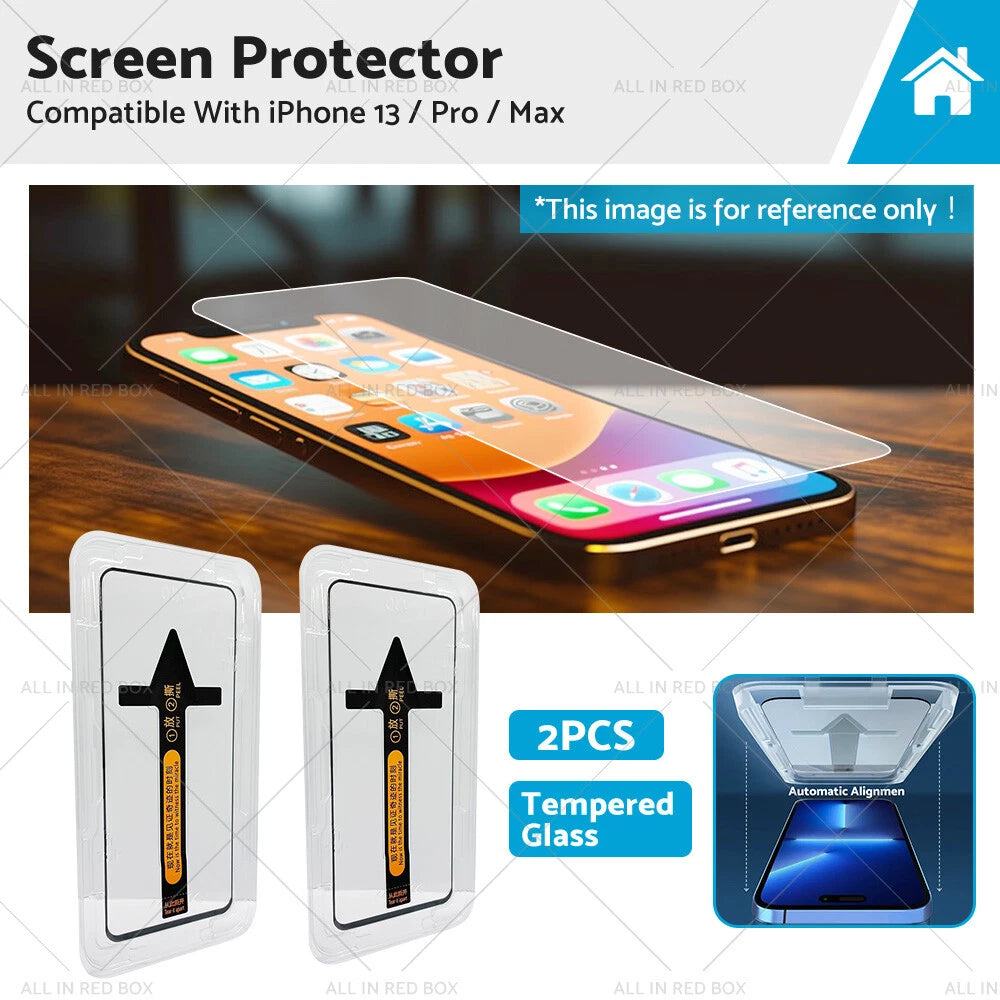 2PC Tempered Glass Screen Protector for iPhone 13 Pro Max (2021)