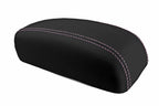 Leather Console Lid Armrest Cover for Hyundai Elantra (2007–2010) Pink Stitch