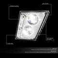 Chrome Housing Full LED Fog Lights for Volvo VN VNL VNM VNX (2003–2017)