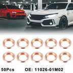 50pcs M12 Oil Drain Plug Gasket for Nissan Infiniti Mercury  11026-01M02