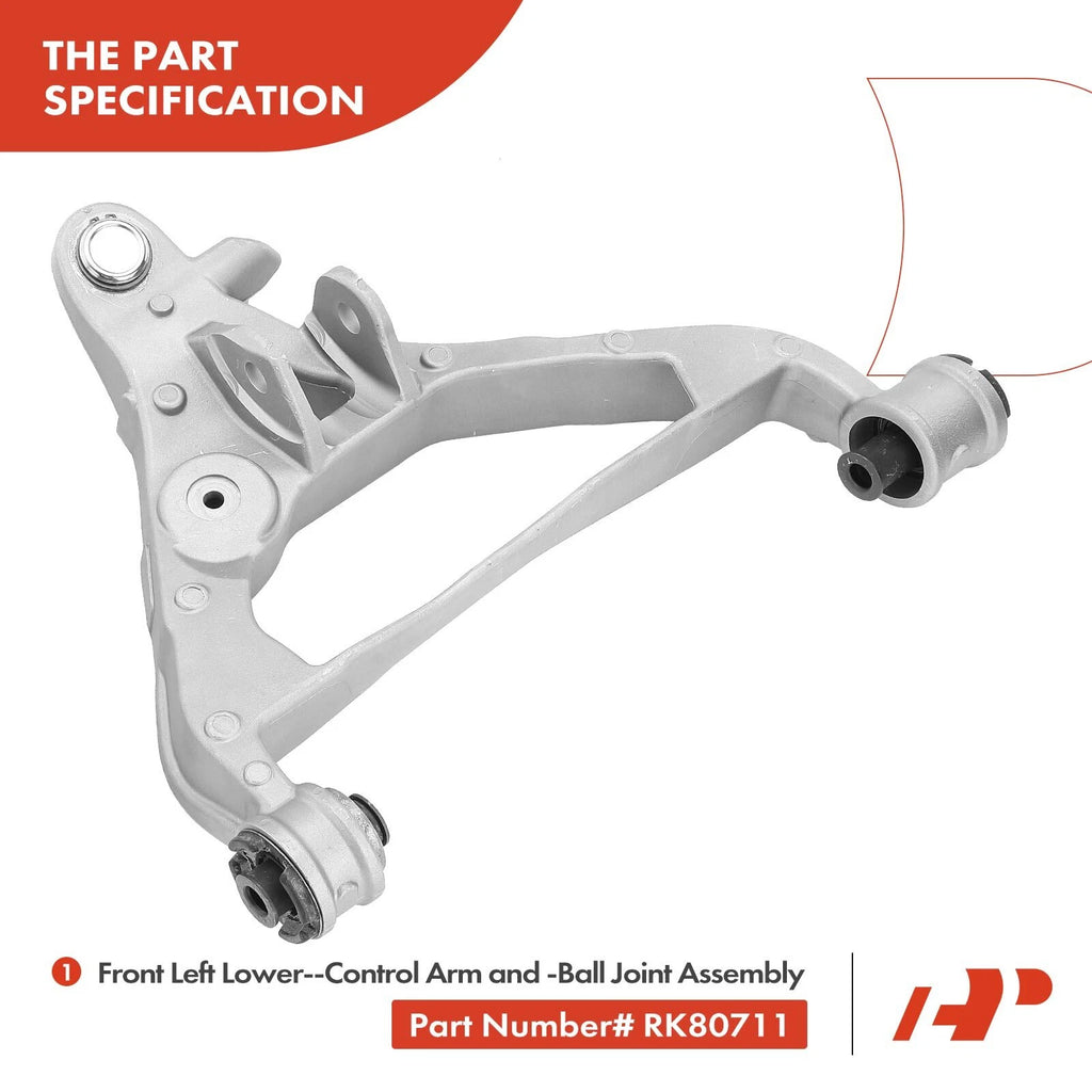 2X Front Lower Control Arm with Ball Joint for Ford Expedition