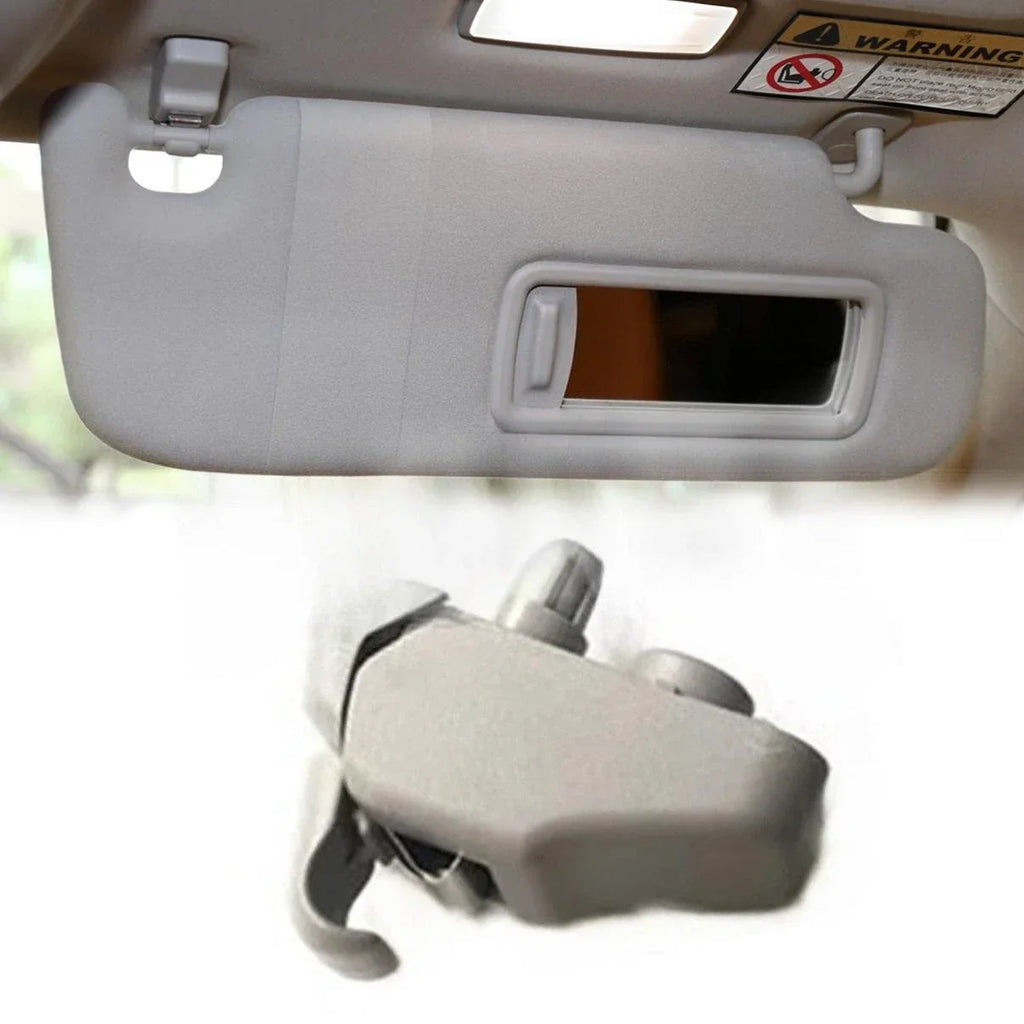 1PC Gray Sun Visor Clip Retainer Holder for Maserati Ghibli Levante (2014–2017)
