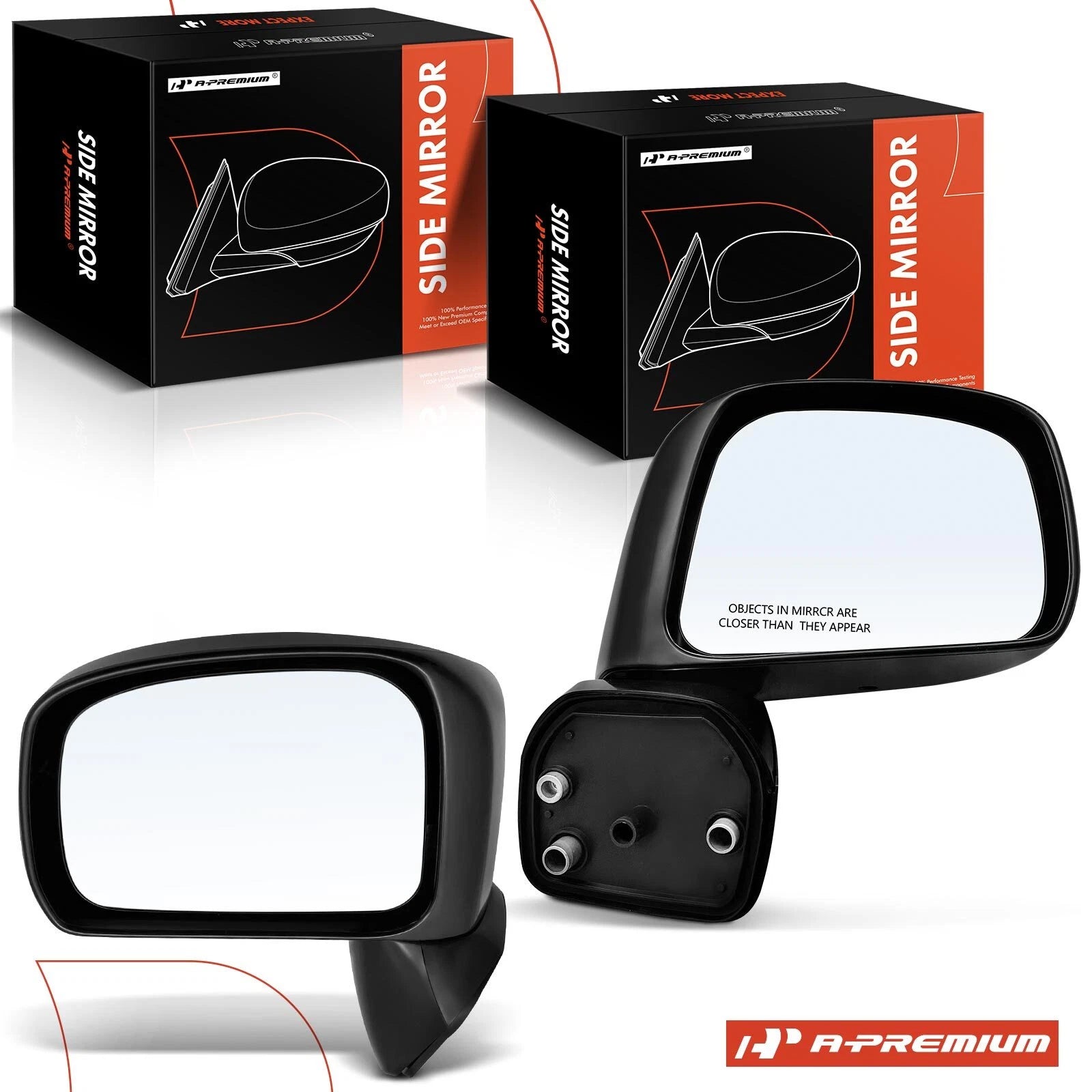Manual Folding Mirrors for Nissan Versa (2009–2011)