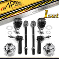 Set of 8 Tie Rod Ends, Ball Joints & Wheel Hubs for Chevy GMC 