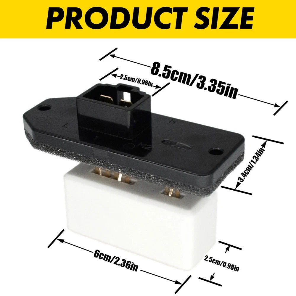 Heater Blower Motor Resistor for Dodge Ram 1500 2500 3500 (1994–2009)