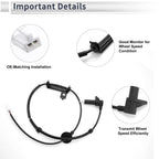 ABS Wheel Speed Sensor No. 9564026000 for Hyundai Santa Fe (FWD)