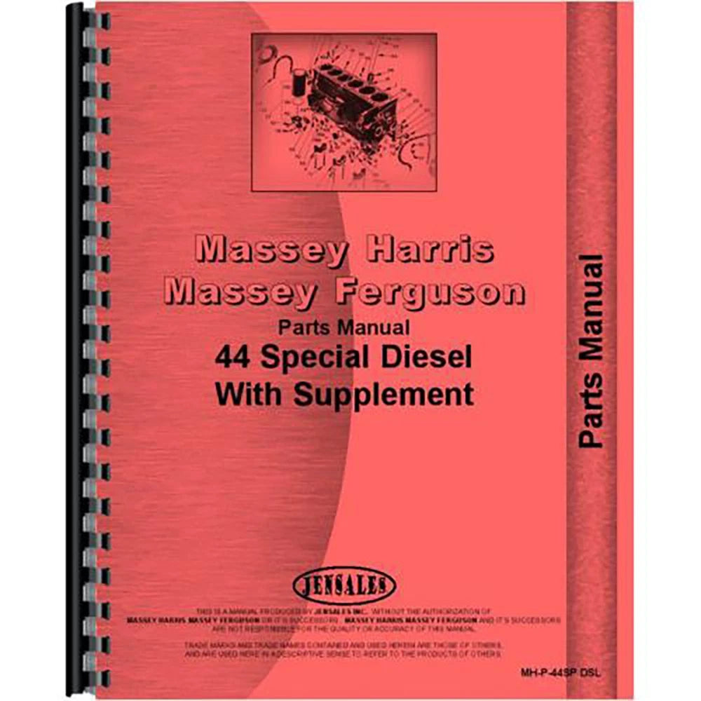 Parts Manual for Massey Harris 44 (w/ Hydraulic)
