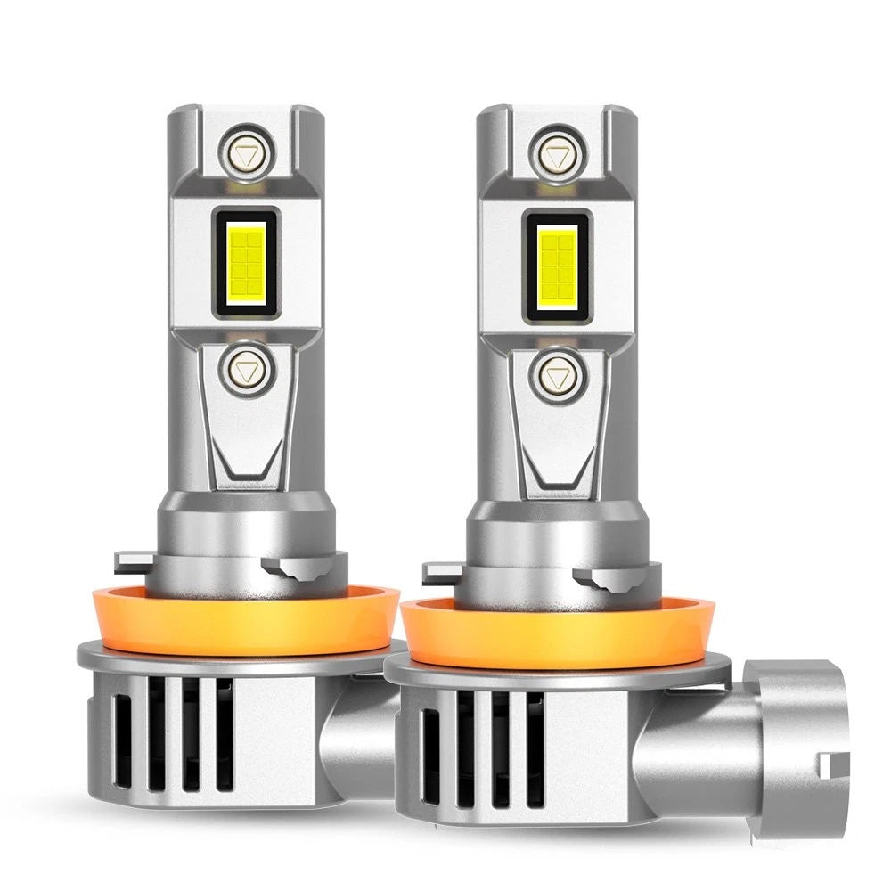 2X OXILAM LED Headlight Bulbs H11 H8 High Low Beam 6500K 20000LM for