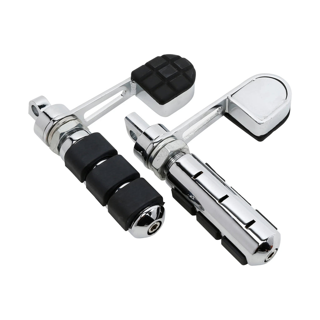 Stirrup Foot Pegs with Heel Rest for Harley Sportster XL 883 1200 (2004–2023)