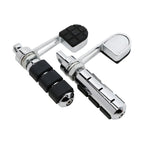 Stirrup Foot Pegs with Heel Rest for Harley Sportster XL 883 1200 (2004–2023)