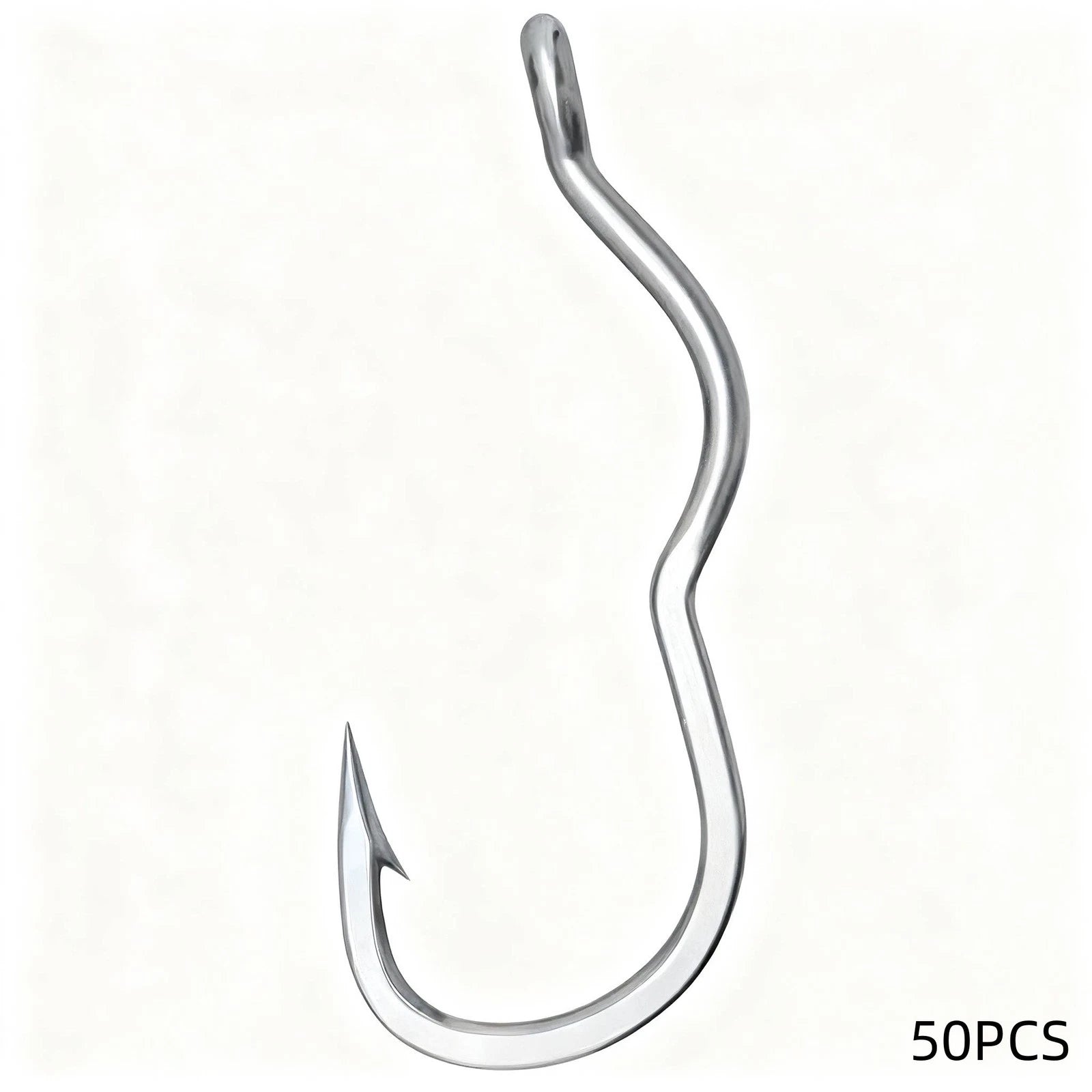 50pcs Reversible Barb Hooks for Crucian Carp Fishing