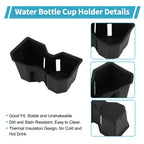 Center Console Cup Holder Organizer for Toyota Tundra (2022–2026) ABS Black